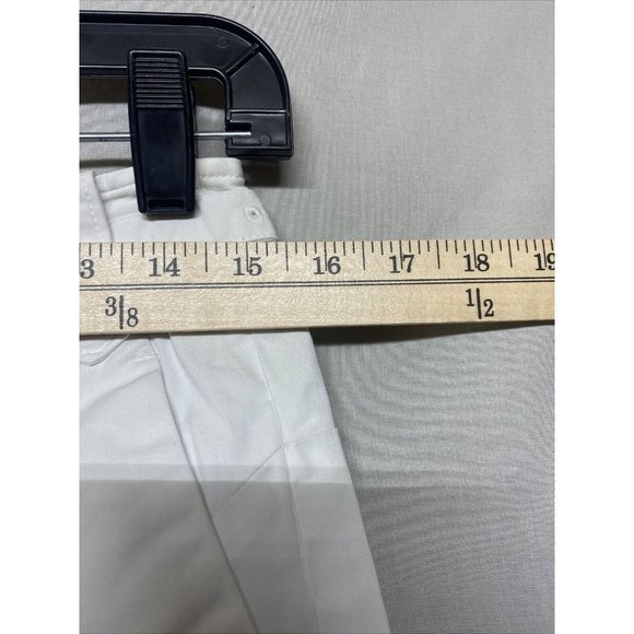 Ann Taylor Loft Women Shorts pant Bottom 4 Classic Bermuda White Adjustable Band - Picture 2 of 5